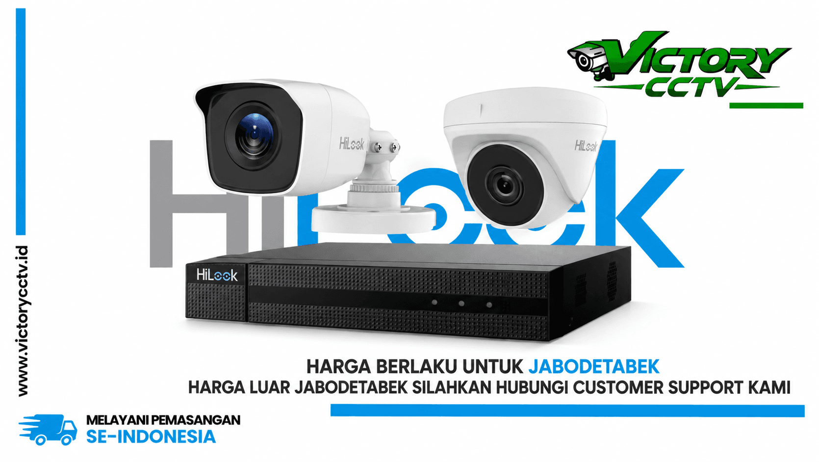 Ilustrasi kamera dan DVR HiLook